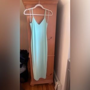 AFRM Light Blue Midi Dress